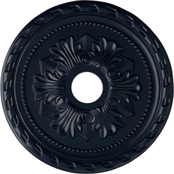 Ekena Millwork Palmetto Ceiling Medallion (Fits Canopies up to 5"), 20 7/8"OD x 3 5/8"ID x 1 5/8"P, Midnight Dream CM20PMMDF - main